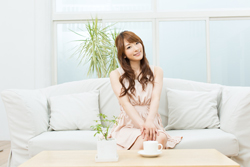 ソファーやテーブルは細長いものを選ぶ