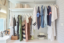 見せる収納でスッキリオシャレ。クローゼットがない部屋の洋服収納術